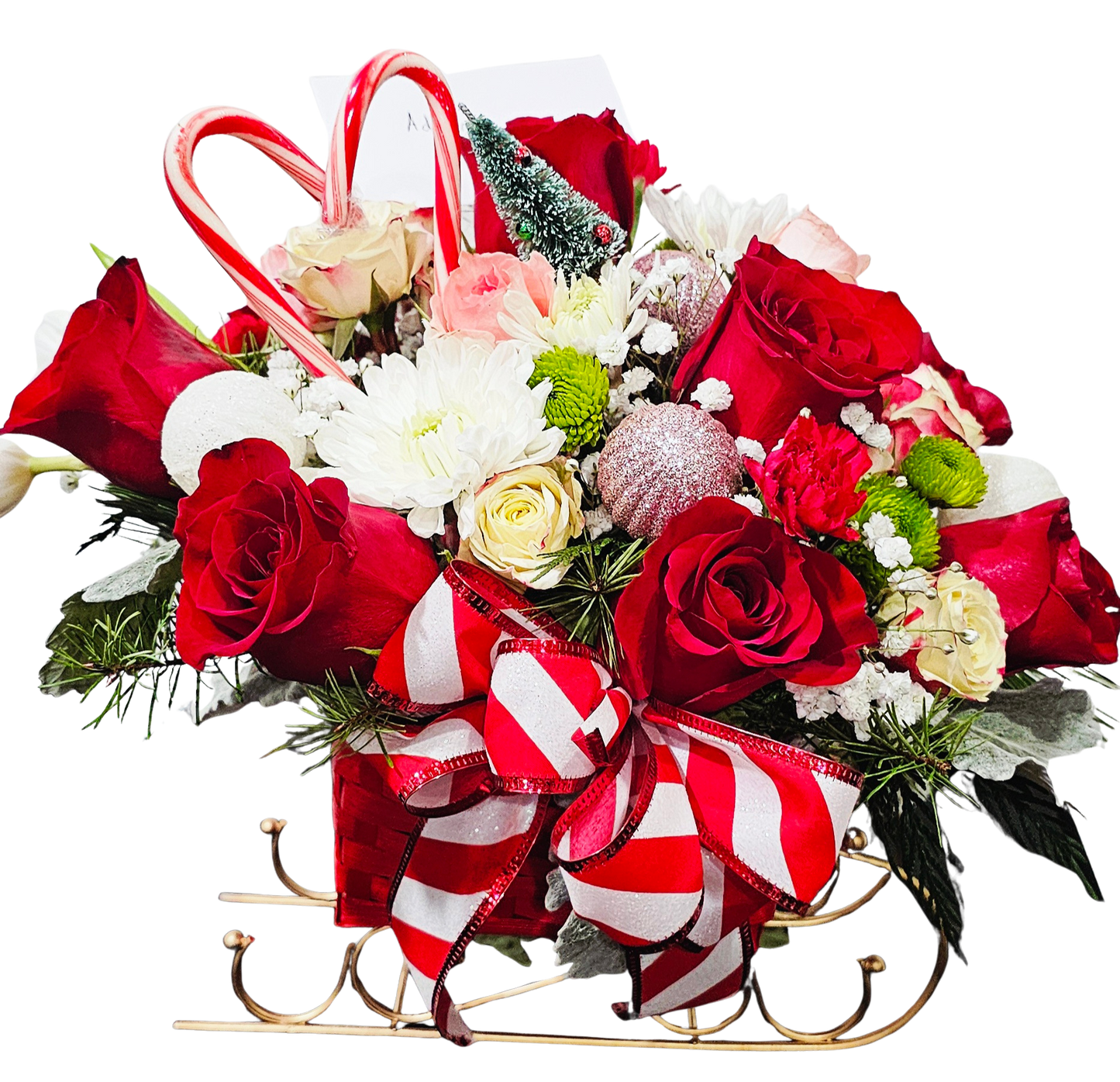 Christmas Sleigh Arrangement