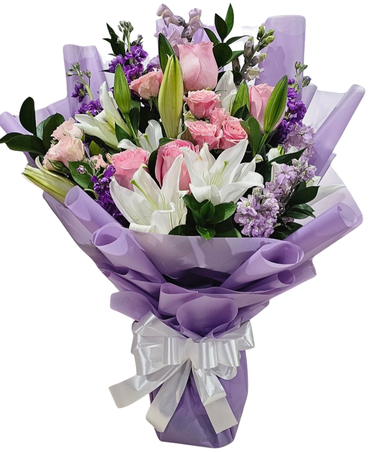 Soft Lilac Garden Bouquet