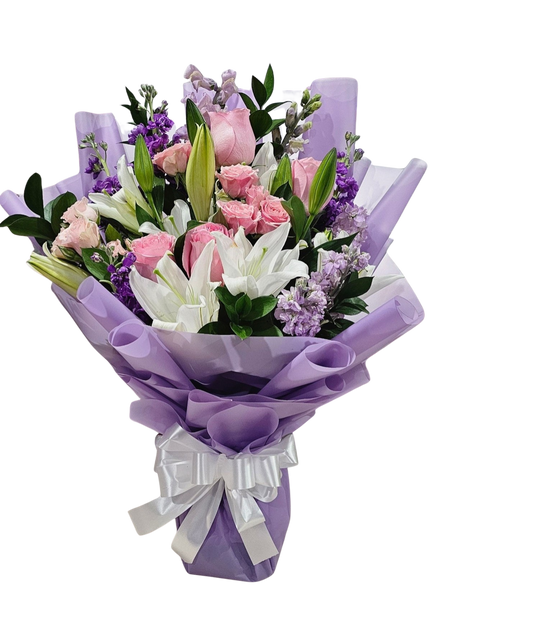 Soft Lilac Garden Bouquet